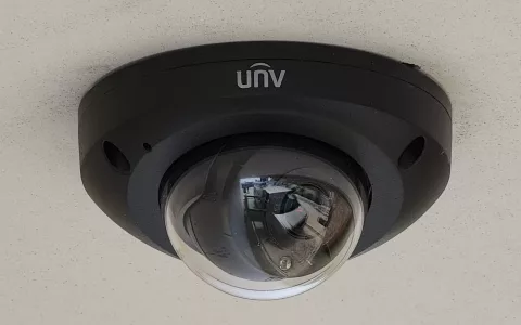 Uniview 4MP Mini Vandal Dome Camera with Microphone
