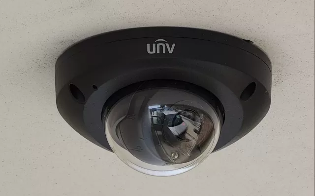 Uniview 4MP Mini Vandal Dome Camera with Microphone